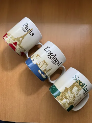 Canecas Starbucks -Coleção-Paris-England-Scotland