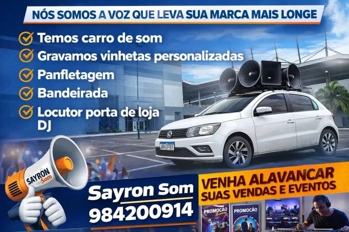 Carro de som propaganda 