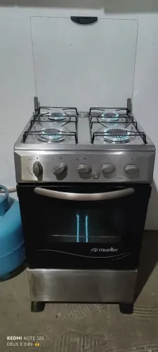 FOGÃO INOX 4 BOCAS