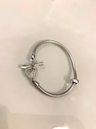 Pulseira life vivara + cupido coração e flecha em prata 925