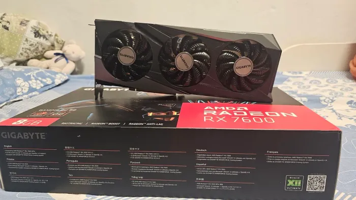 Placa de vídeo rx 7600