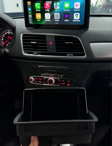 Central multimídia audi q3 Android com CarPlay para modelo LOW RMC