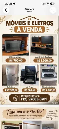 Armário de cozinha 4 meses de uso