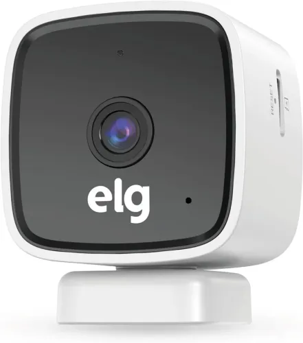 Câmera Interna ELG 1080P Full HD WiFi Áudio Bidirecional Visão Noturna Detecção Movimentos