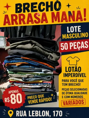 Lote masculino números variados