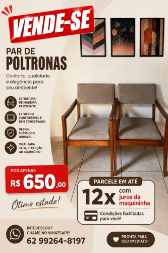 Par de poltrona