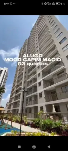Aluga-se Apto cond. Mood Parque das Dunas com 3  quartos. Suíte.  Valor. R$ 4mil reais.