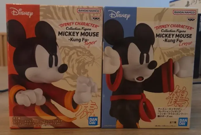 Action Figure Banpresto Mickey Mouse Kung Fu Original Bandai Namco