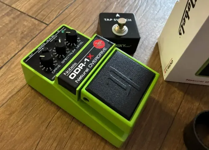 Pedal Guitarra Nobels ODR 1X Zerado + Footswitch Boster + Brinde