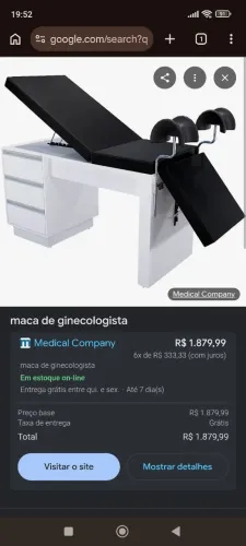 Maca ginecológica