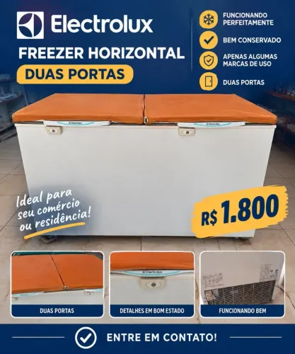 Freezer 2 portas, contato *11.