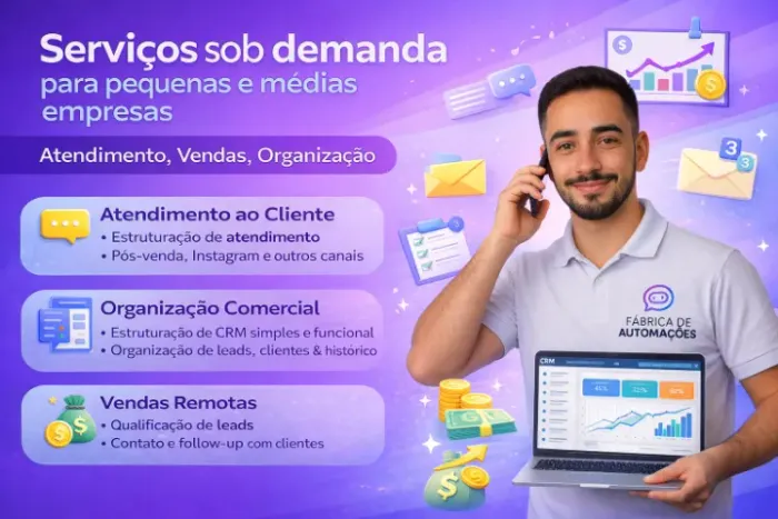 Serviços sob demanda para pequenas e médias empresas