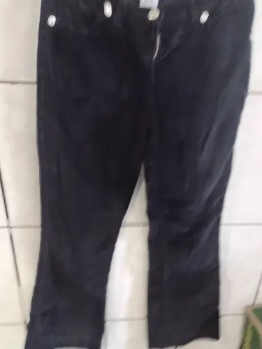 Calça de veludo, flare
