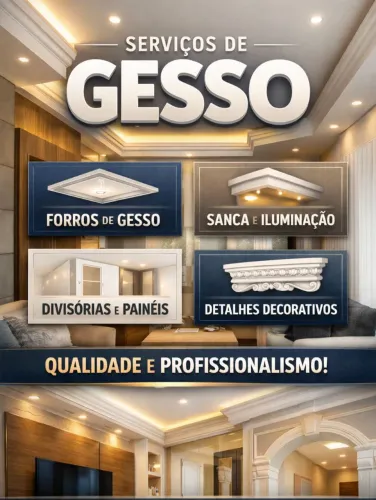 Tudo em gesso