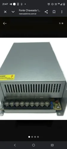 Fonte turbo chaveada 160 amperes 12v
