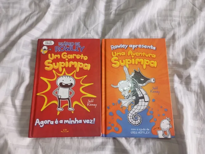 Livros capa dura "um garoto supimpa e uma aventura supimpa"!