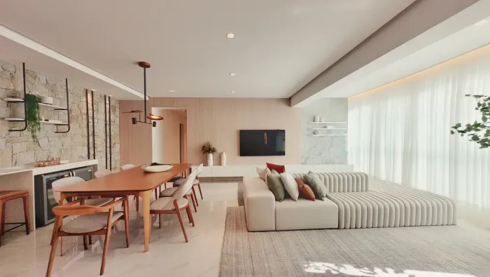Apartamento no Marina Beach Tower para locação anual em Balneário Camboriú - SC