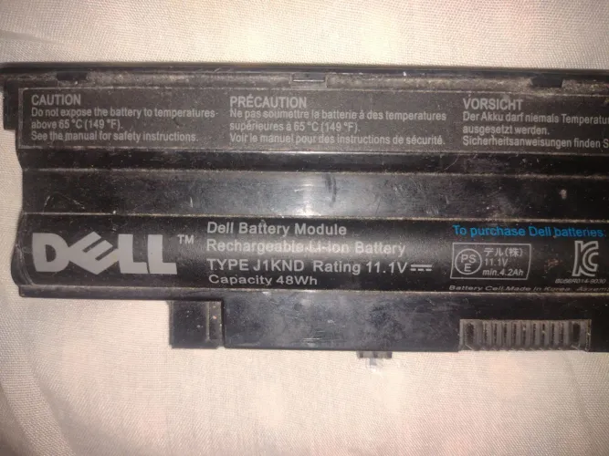 Bateria para notebook D?LL - Type J1KND Rating 11.1V 