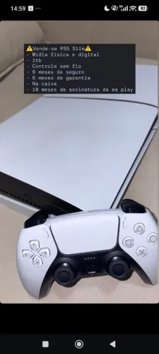 Play Station 5 mídia física 
