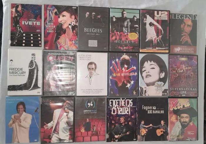 DVD ORIGINAL MÚSICA ( LOTE)