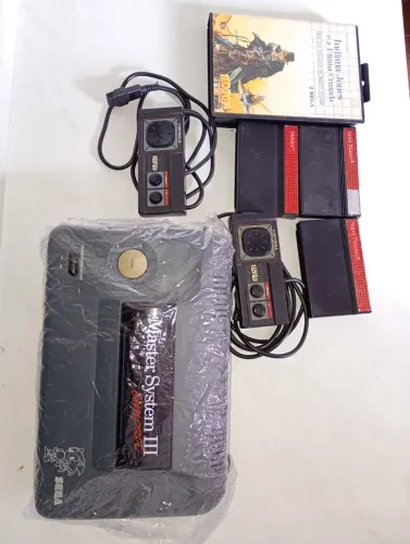 Master System 3 completo tudo original