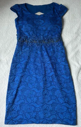 Vestido de festa azul