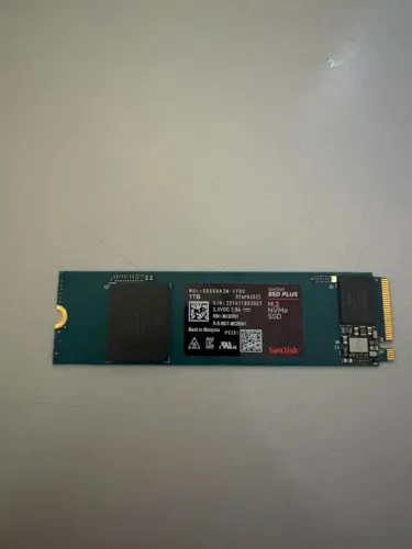 SSD 1tb NVME SanDisk Plus 3200mb/s