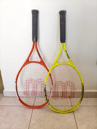 2 raquetes Wilson tactical alloy
