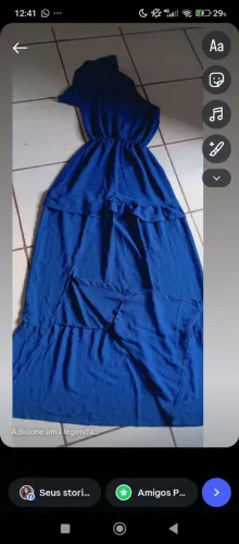 Vestido longo zerado Tam M 40$