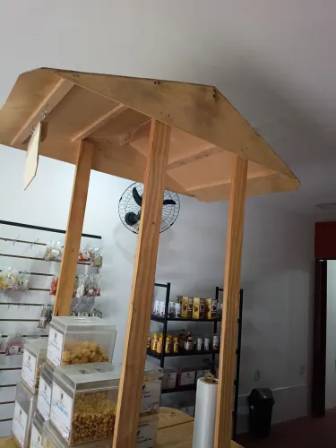 Barraca móvel de pallets