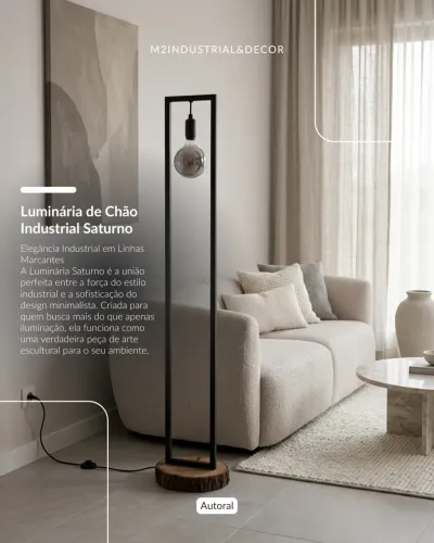 Luminária de chão