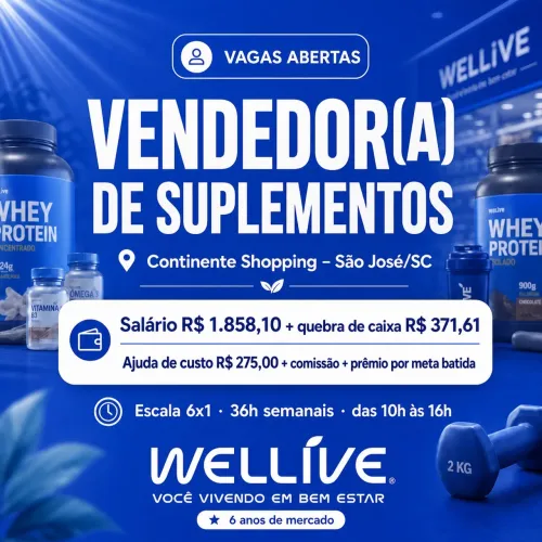 Vendedor(a) de suplementos