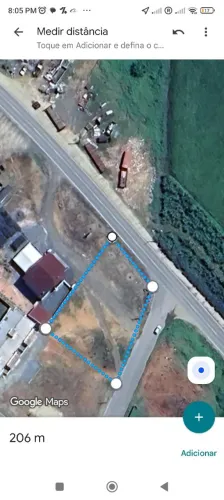 Terreno comercial na entrada de bairro próximo à divisa de Navegantes