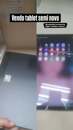Vendo tablet Samsung A+ em otimo estado. Acompanha acesso 