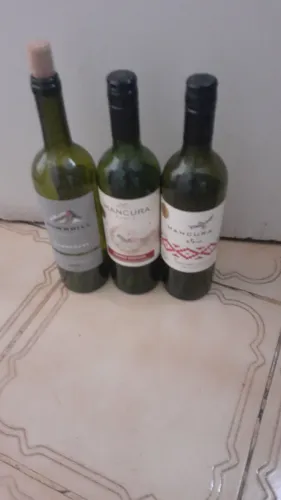 Vendo garrafas de vinho e suco para decoração/artesanato