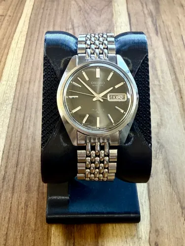 Relógio Seiko 5 Black Dial * - 1974