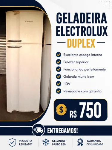 Geladeira Electrolux Duplex