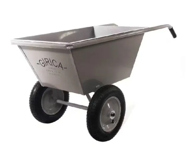 Carrinho de mão esfera 92L com câmara 3,25x8 e caçamba