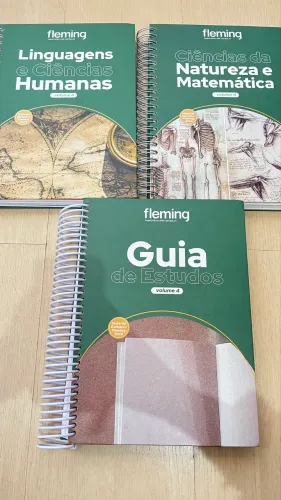Apostilas Fleming para Vestibular - Kit Completo Ano 24/25| Excelente Estado