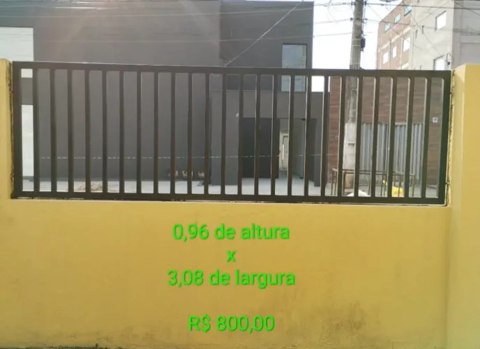 Grade de Ferro 0,96 de Altura e 3.08m de Largura 