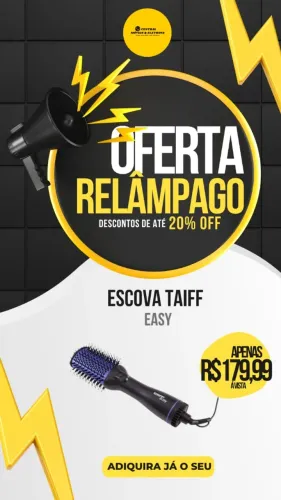 Escova Secadora Taiff