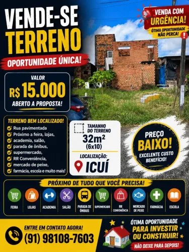Terreno no icui
