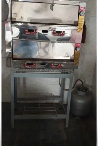 Forno inox duas câmaras pizzaria e confeitaria