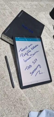Tablet Samsung Tab S4 com caneta inteligente