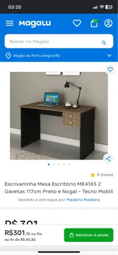 Mesa Escrivaninha