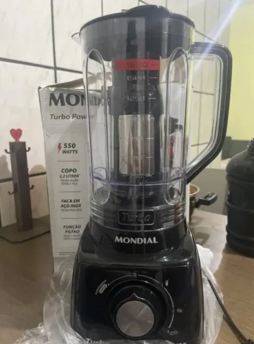 Vendo Liquidificador Mondial Turbo Power Novo na Caixa!!!