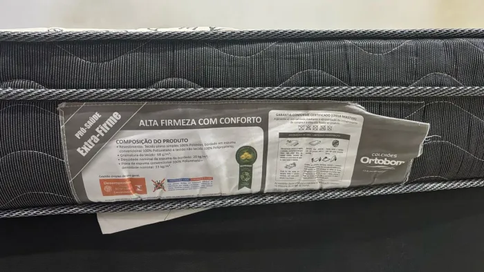 Cama solteirão box completa (Colchão + Base)