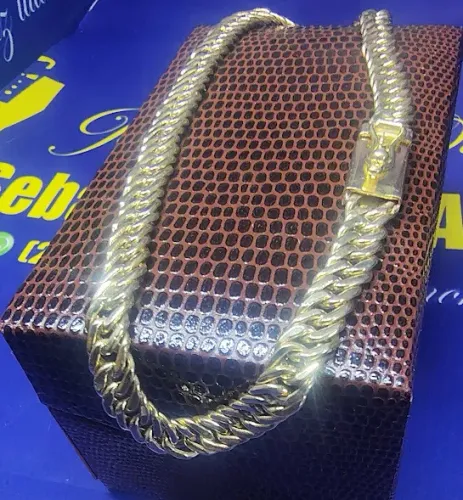 Pulseira elos Duplo Ouro 18 Kilates Peso 8.53 Gramas  Fecho Gaveta Oca                    