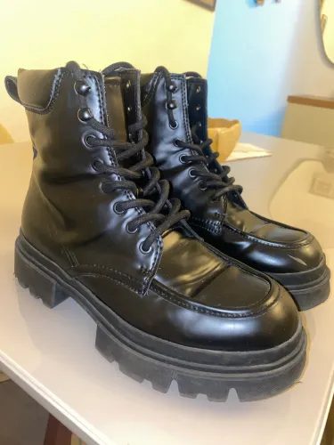 Bota Preta Masculina Zara Tam. 40