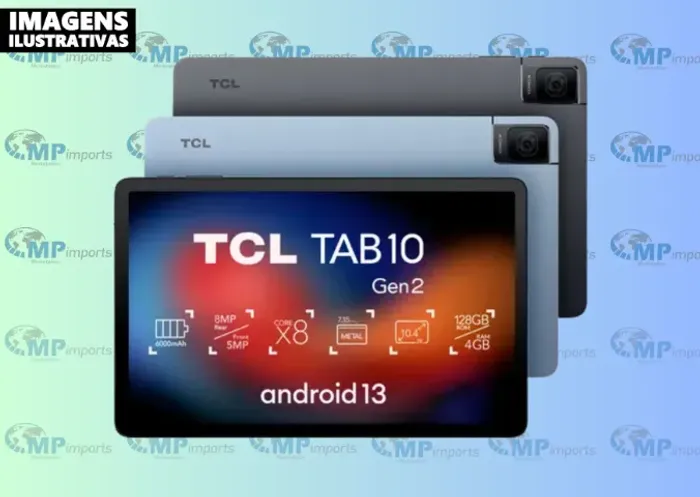 Loja MP Imports: Tablet Tcl Tab 10 Gen 2 128GB 4gb Ram Wifi 10.36" Fhd